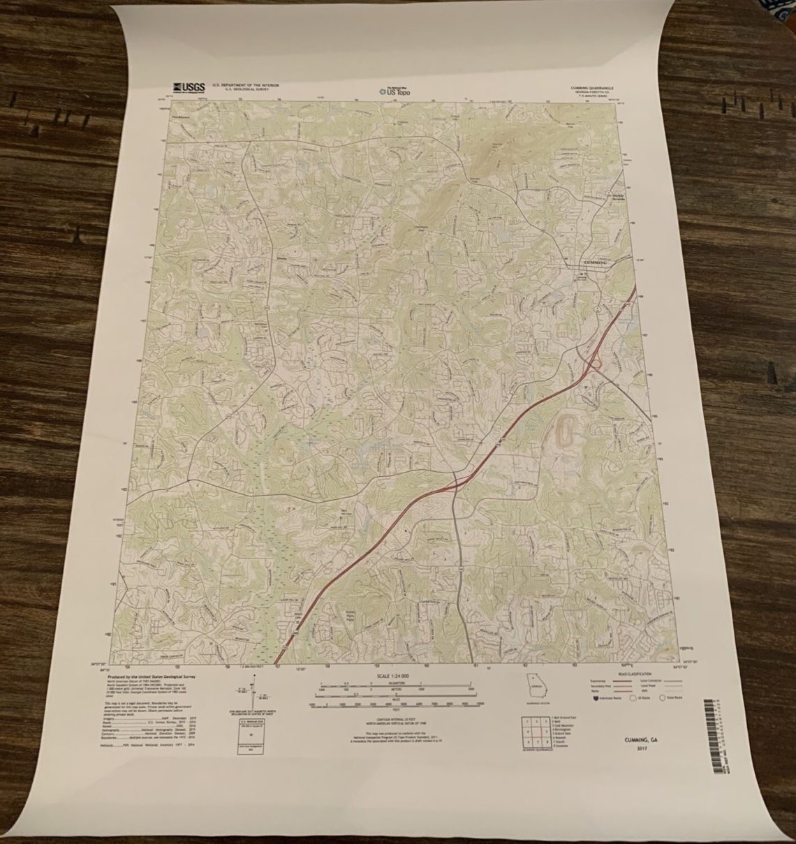 Printing Full-Size USGS Or USFS Topo Quad Maps At Staples - Southeast ...