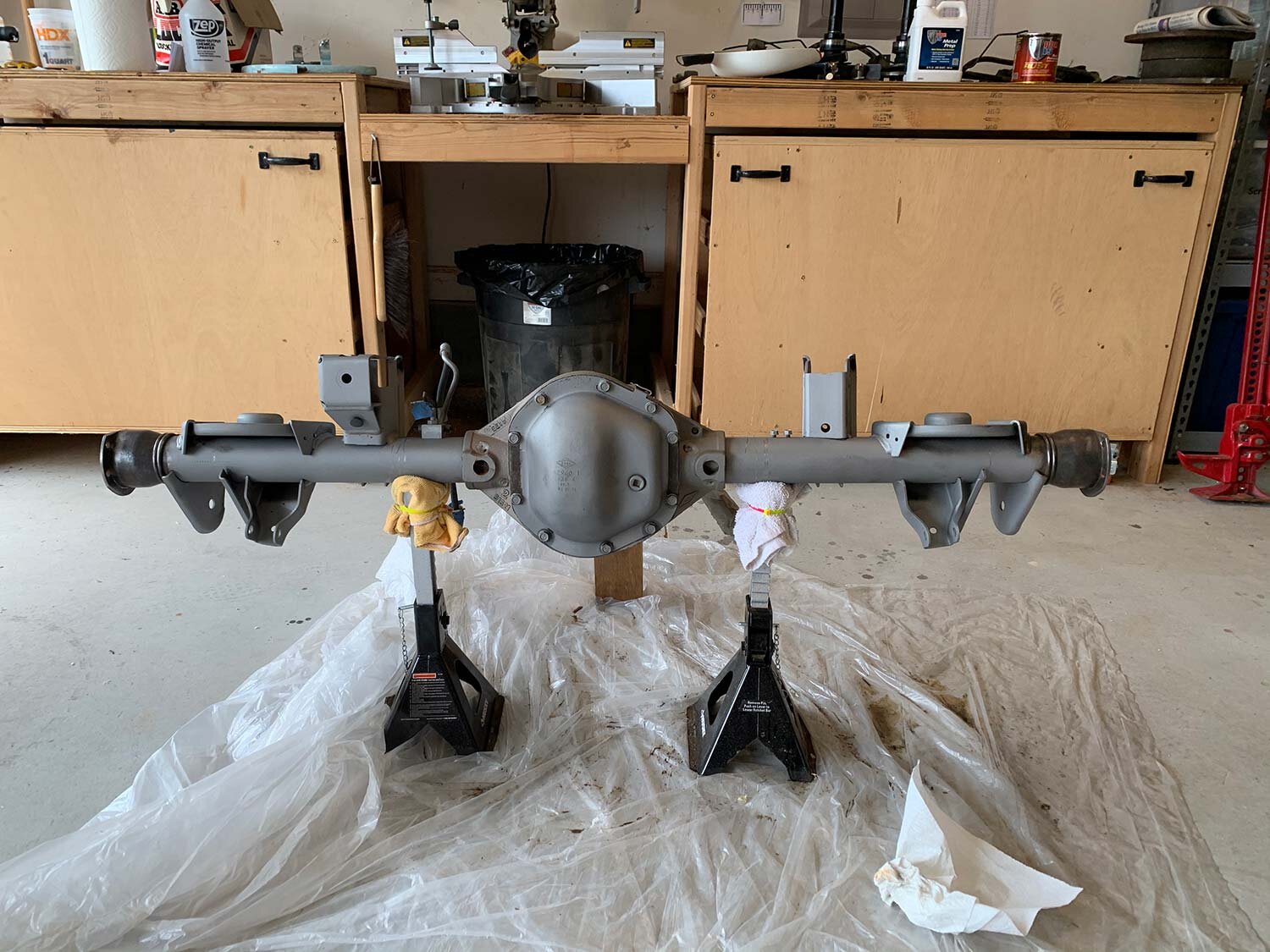 Refinishing A Dana 44 Axle With POR15 Rust Preventative Coating