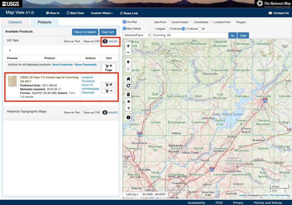 usgs topo map viewer