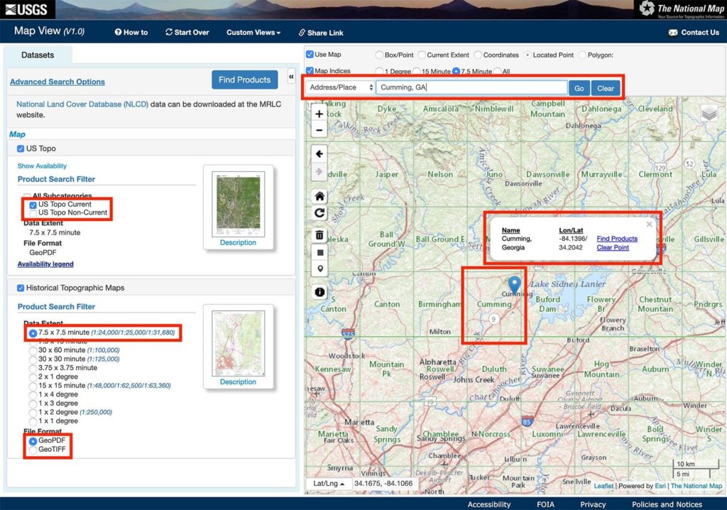 Usgs Topo Map Viewer Printing Full-Size Usgs Or Usfs Topo Quad Maps At Staples - Southeast 4X4  Trails