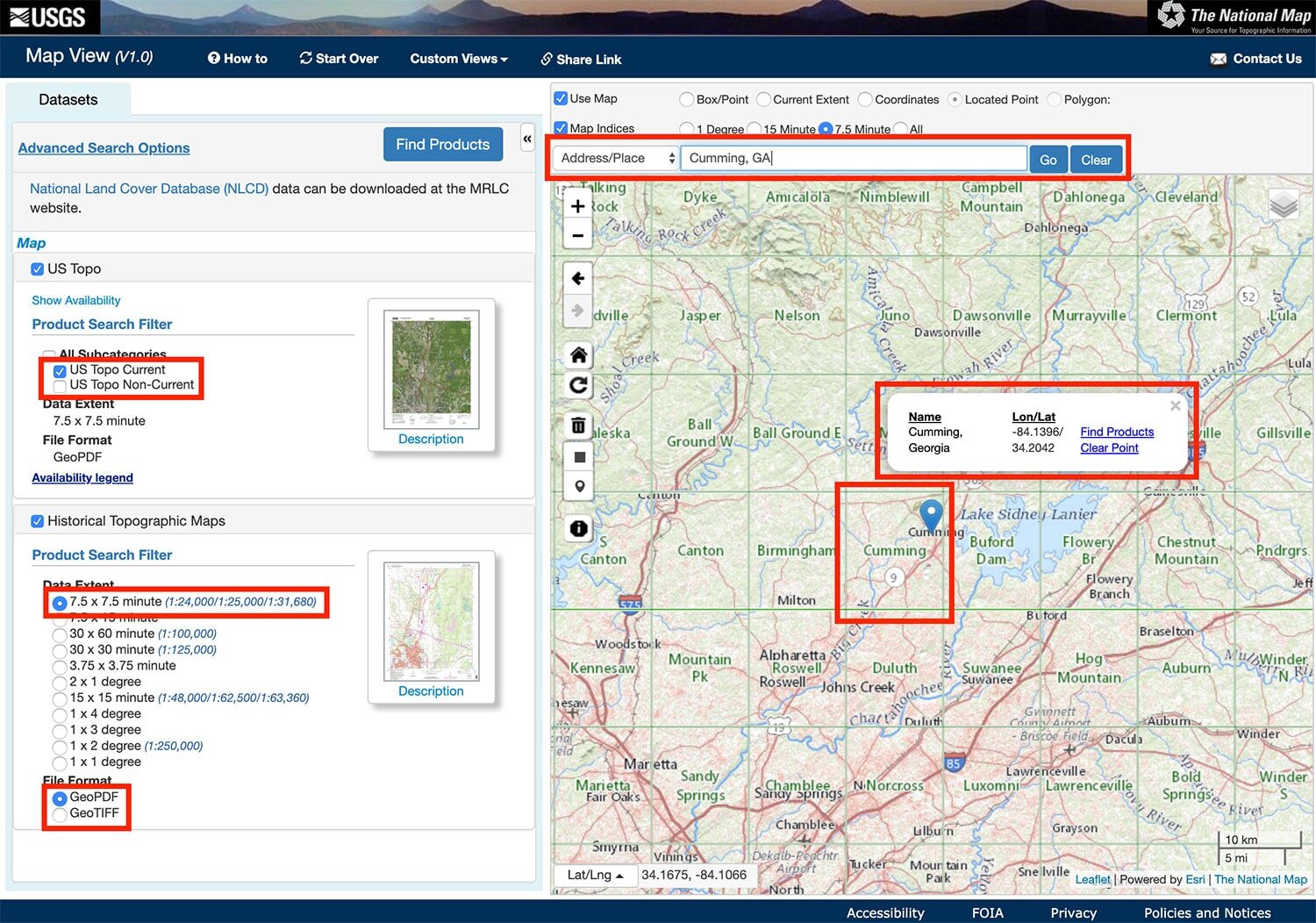 Printing Full-Size USGS Or USFS Topo Quad Maps At Staples - Southeast ...